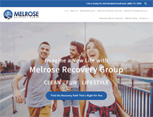 Tablet Screenshot of melroserecovery.com